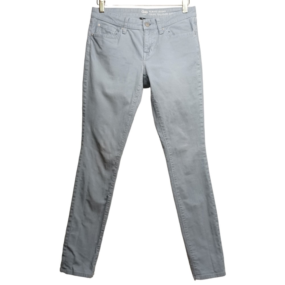 GAP SKINNY CORDS, LIGHT BLUE, SIZE 2